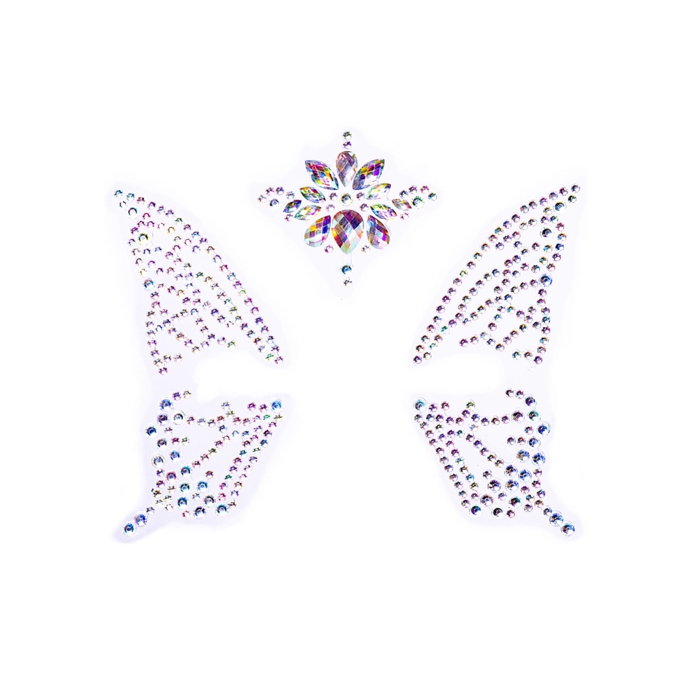 Leg Avenue - Fairy Face Jewel Diamond Sticker - Multicolours